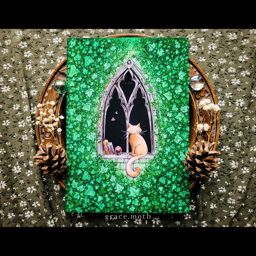 Enchanted Castle Window - A5 Art Print