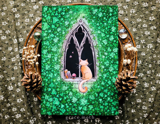 Enchanted Castle Window - A5 Art Print