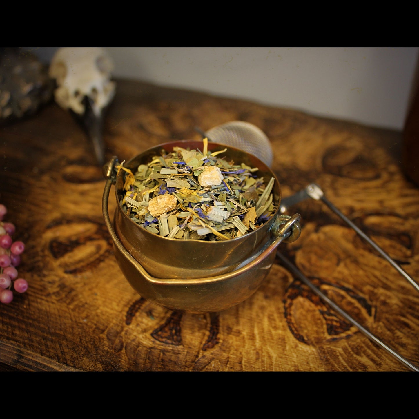 Witch's Power Potion Loose Tea: Green Mate, Lemongrass & Spearmint